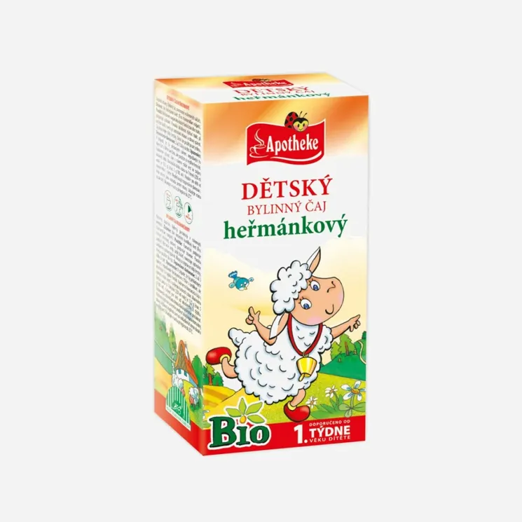Dětský čaj heřmánkový BIO 20 sáčků 6 x 20 g