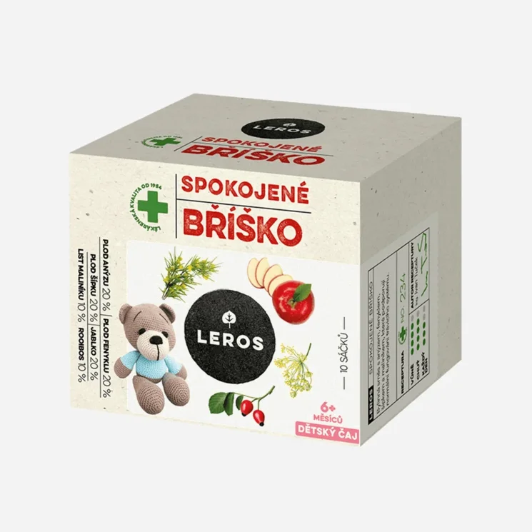 Dětský čaj Spokojené bříško 10 sáčků 6 x 10 sáčků