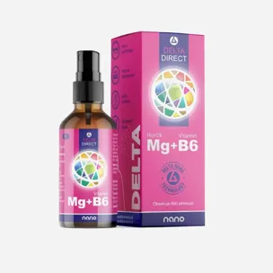 Direct Hořčík a B6 sprej na pokožku 6 x 100  ml