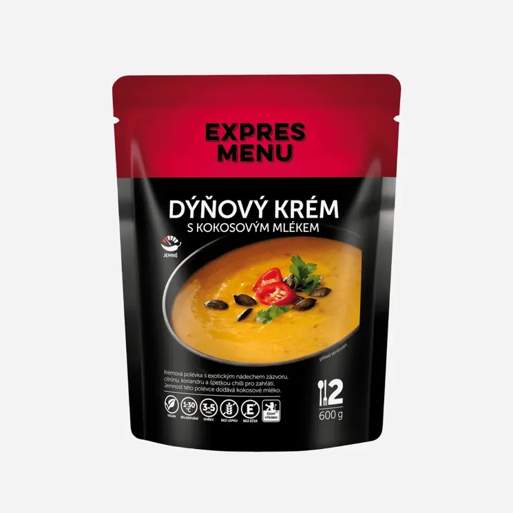 Dýňový krém s kokosovým mlékem