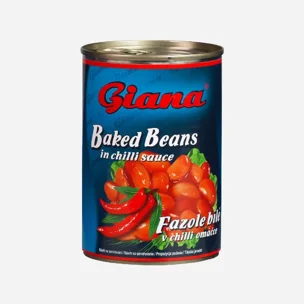 Fazole bílé v chilli omáčce 6 x 425 ml