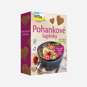 Fit cereálie pohankové lupínky krabička 6 x 375 g