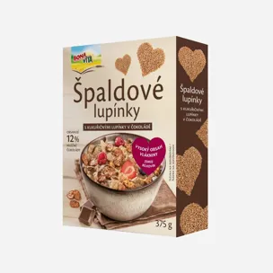 Fit cereálie špaldové lupínky čokoládové 6 x 375 g