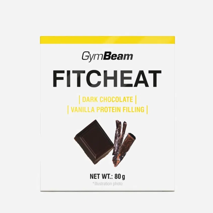 Fitcheat Proteinová čokoláda hořká čokoláda a vanilka 6 x 80 g