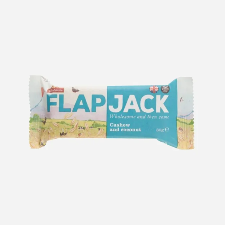 Flapjack ovesný kešu-kokos bezlepkový 12 x 80 g
