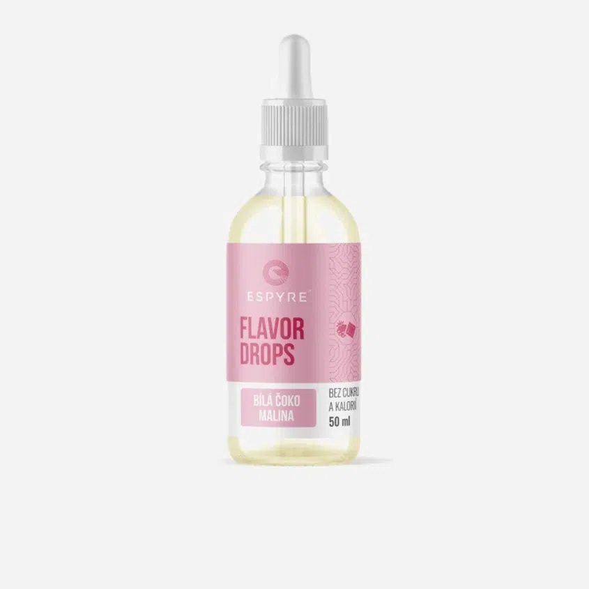 Flavor Drops bílá čokoláda a malina