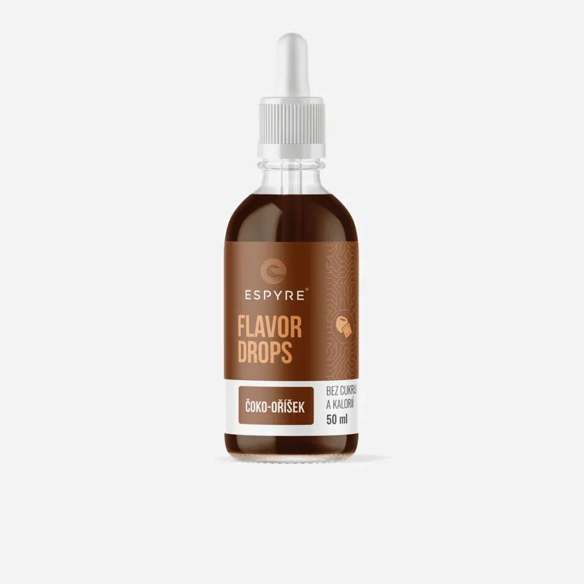 Flavor Drops čokoláda a lískový oříšek 6 x 50 ml