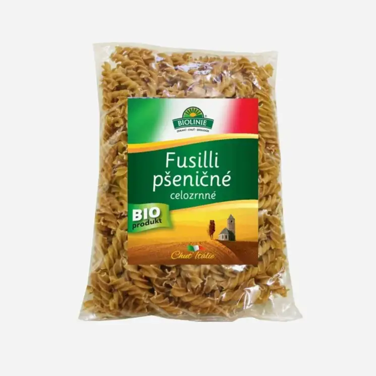 Fusilli pšeničné celozrnné BIO 6 x 500 g
