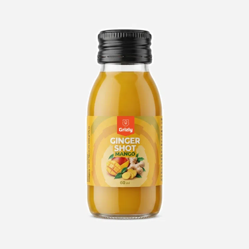 GRIZLY Ginger shot Mango