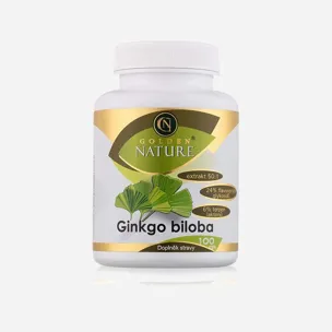 Ginkgo Biloba extrakt 50:1 60mg 100 tablet