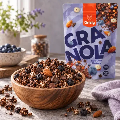 Granola hořká čokoláda s borůvkami 6 x 450 g