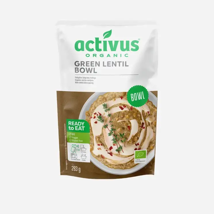 Green Bowl se zelenou čočkou BIO 6 x 283 g