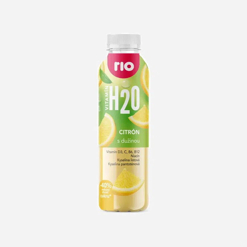 H2O citrón 12 x 400 ml