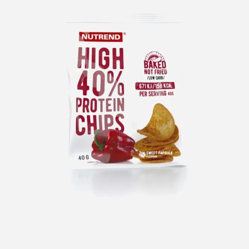 High protein chips paprika