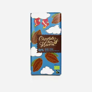 Hořká čokoláda Peru 80% BIO 6 x 100 g