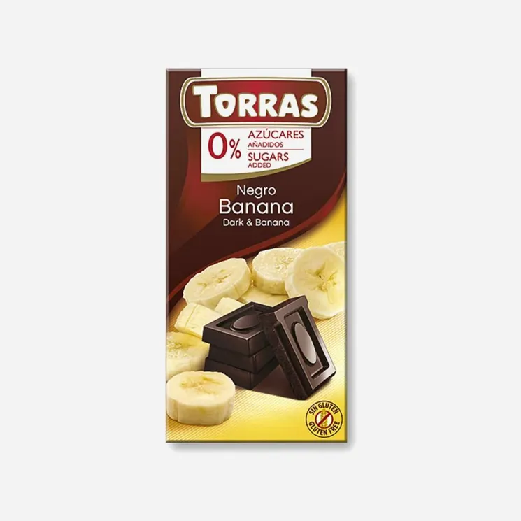 Hořká čokoláda s banánem 6 x 75 g