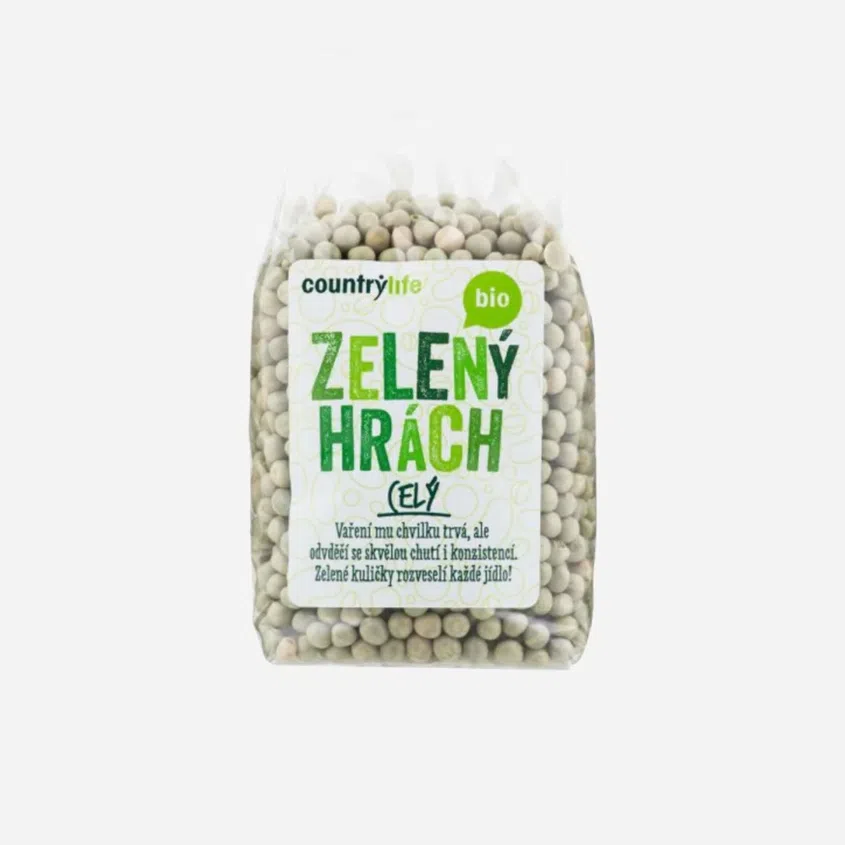 Hrách zelený celý BIO 6 x 500 g