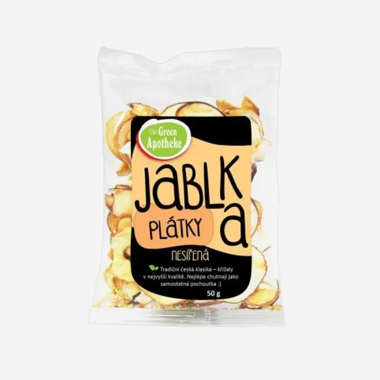 Jablka plátky nesířené