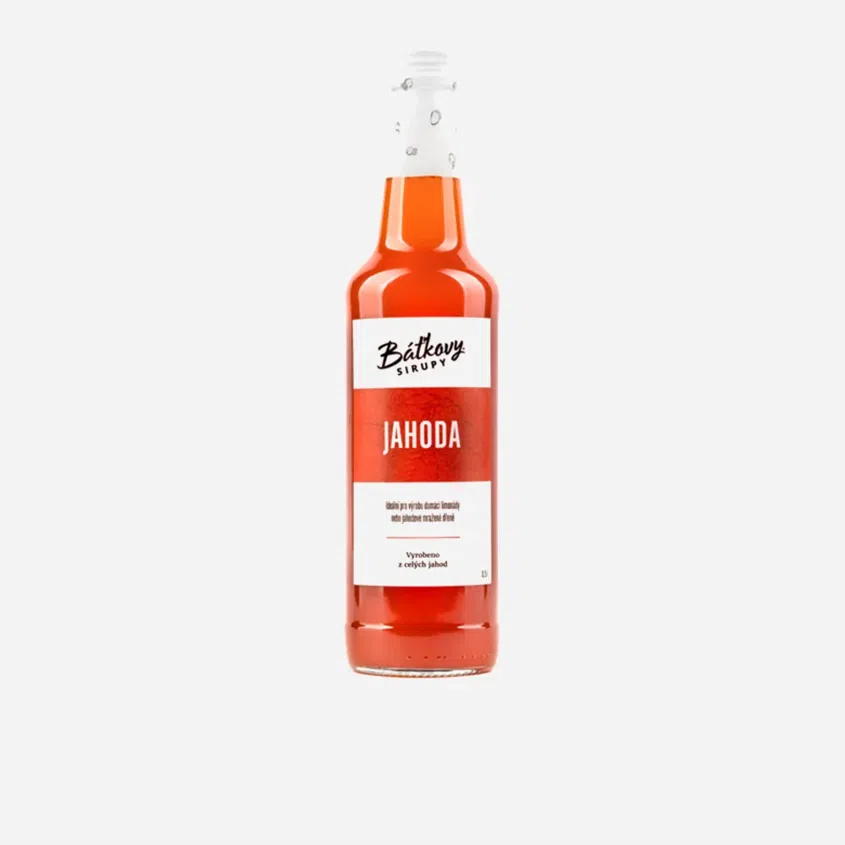 Jahodový sirup 12 x 500 ml