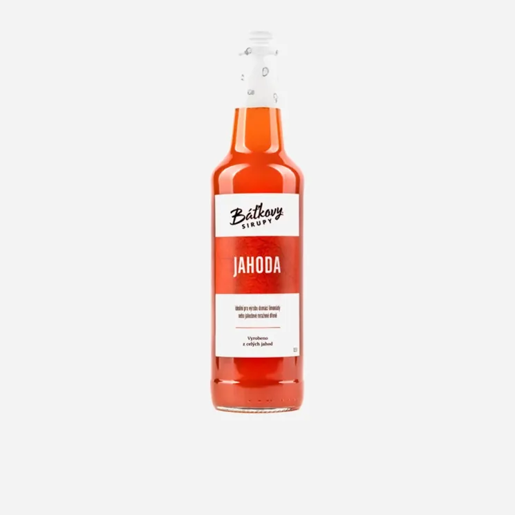 Jahodový sirup