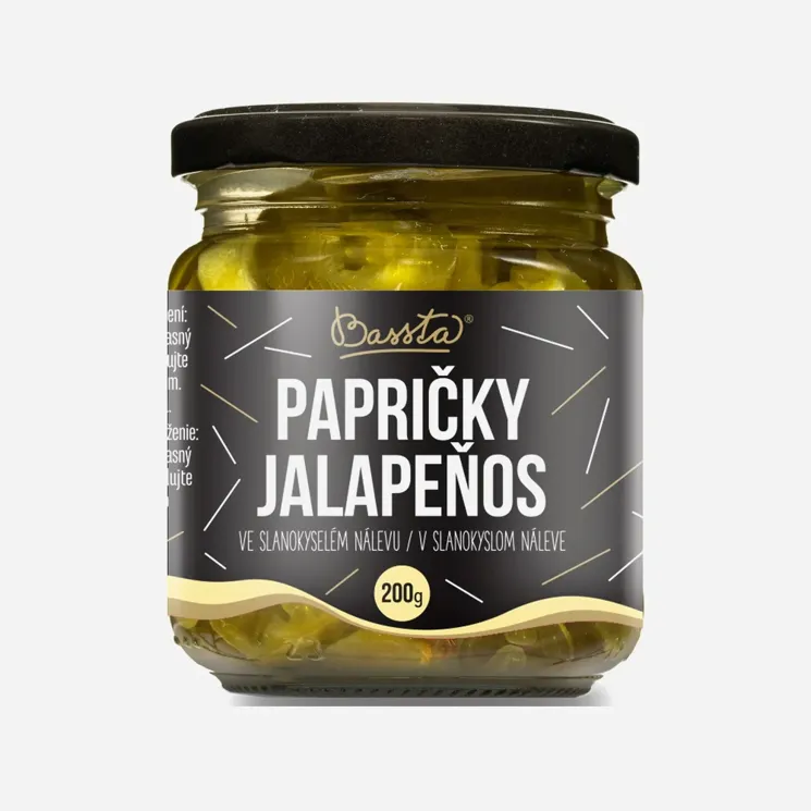 Jalapeňo papričky krájené sklo 6 x 200 g