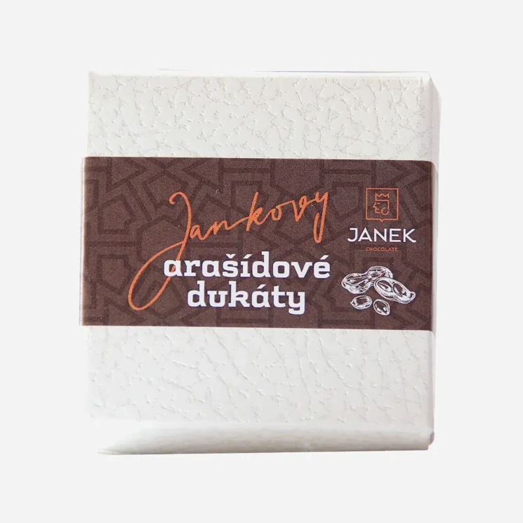 Jankovy arašídové dukáty v krabičce