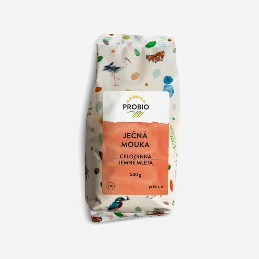 Ječná mouka celozrná jemně mletá BIO 6 x 500 g