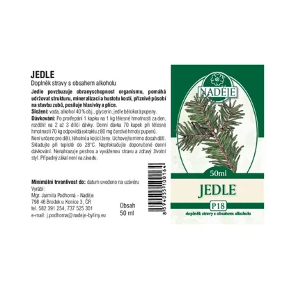 Jedle tinktura z pupenů 6 x 50 ml