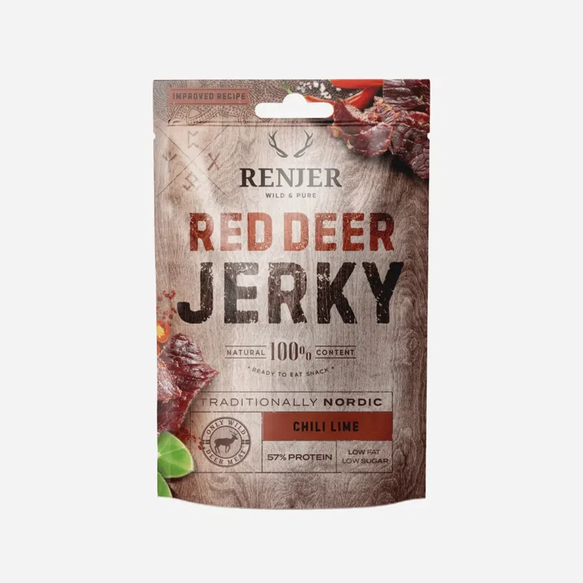 Jelení jerky chilli a limeta 6 x 25 g
