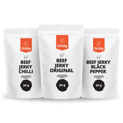 Jerky sušené hovězí maso pepř 6 x 50 g