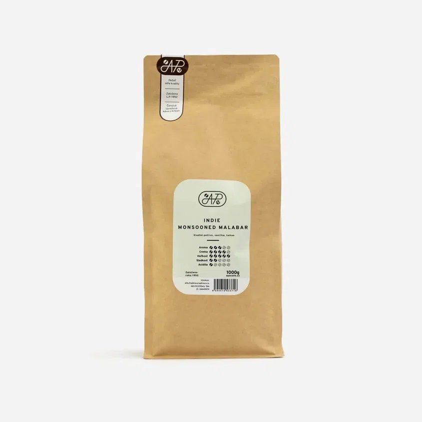 Káva Indie Monsooned Malabar 6 x 1000 g
