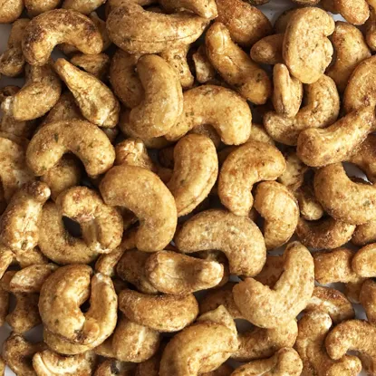 Kešu pražené s wasabi a datlovou šťávou 12 x 250 g