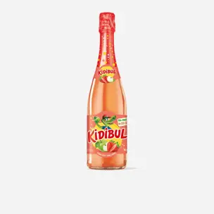 KIDIBUL Dětský šumivý nápoj - Jablko, Jahoda 12 x 750 ml