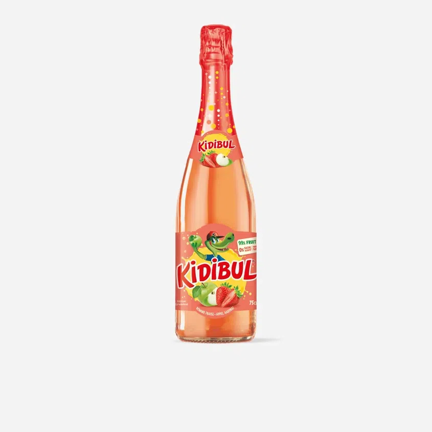 KIDIBUL Dětský šumivý nápoj - Jablko, Jahoda