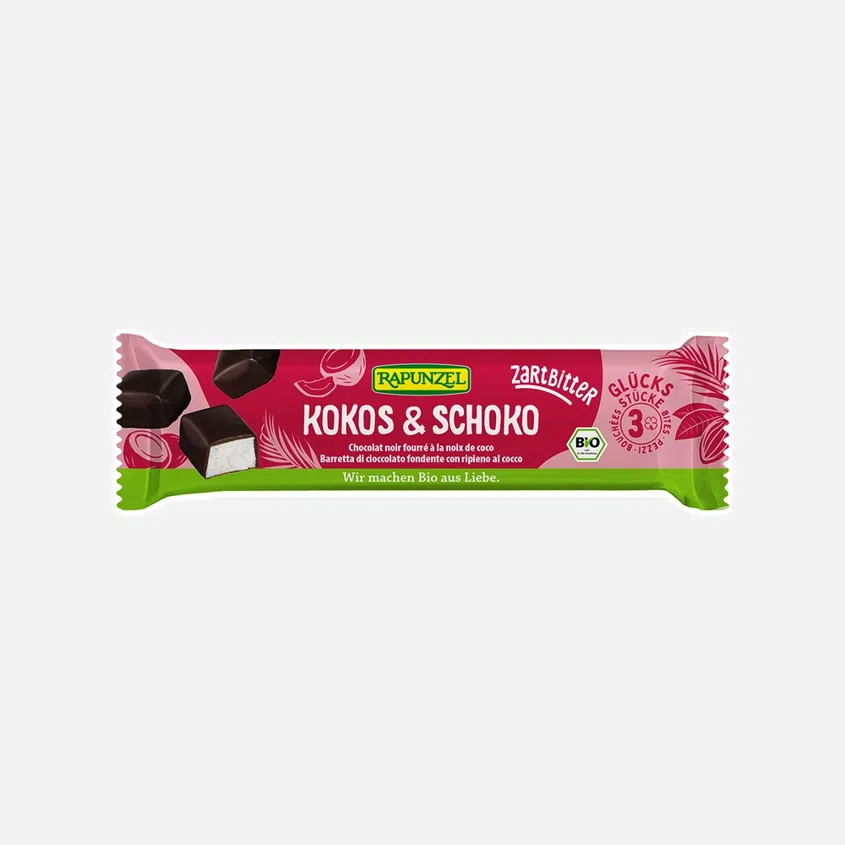 Kokos v hořké čokoládě BIO 12 x 50 g