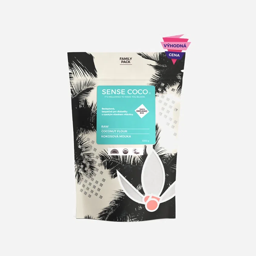 Kokosová mouka raw BIO 6 x 1000 g