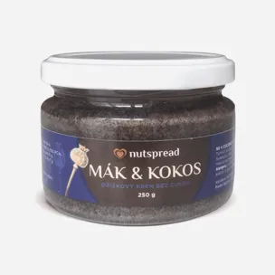 Kokosovo - makové máslo 6 x 250 g