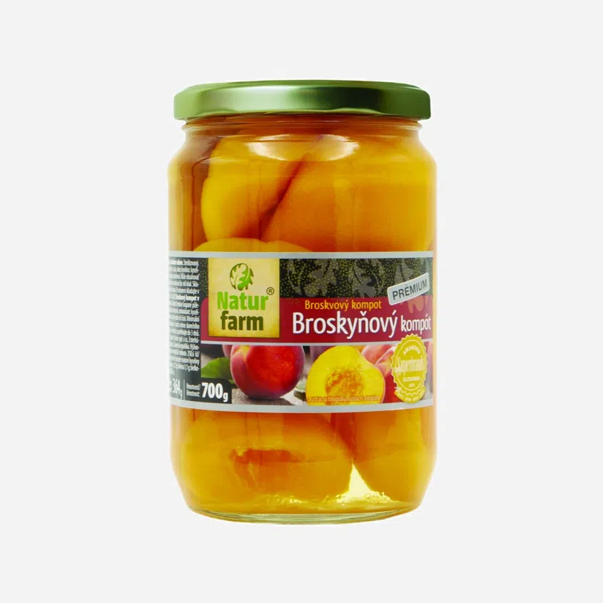 Kompot broskvový 6 x 700 g