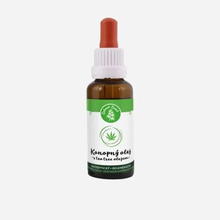 Konopný olej s tea tree olejem 6 x 30 ml