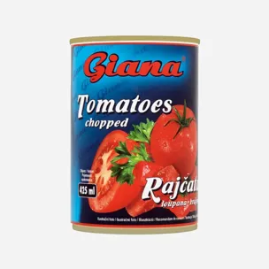 Krájená rajčata 425 g 6 x 400 g