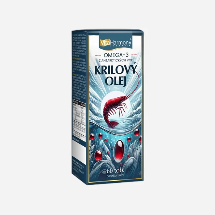 Krilový olej 1200 mg (Omega 3)