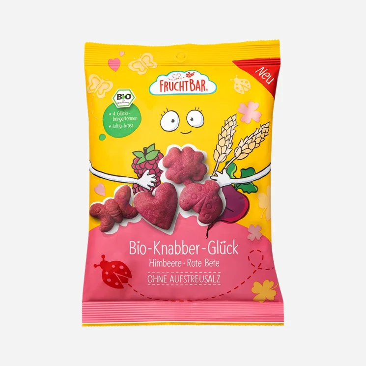 Křupavé krekry Malina a červená řepa BIO