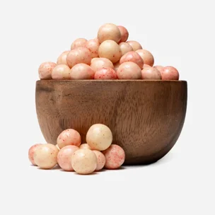 Křupavé kuličky v bílé čokoládě a malinami 6 x 250 g