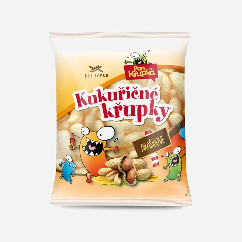 Křupky kukuřičné arašídové