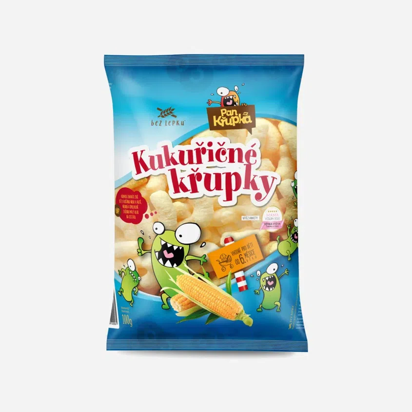 Křupky kukuřičné bez soli