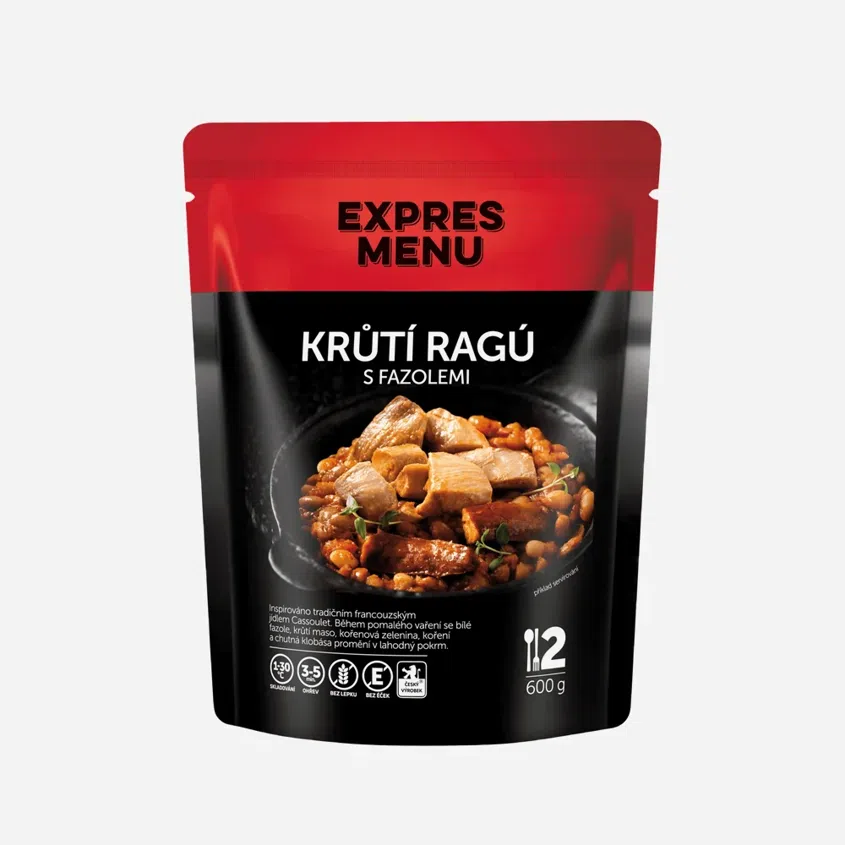 Krůtí ragů s fazolemi 6 x 600 g