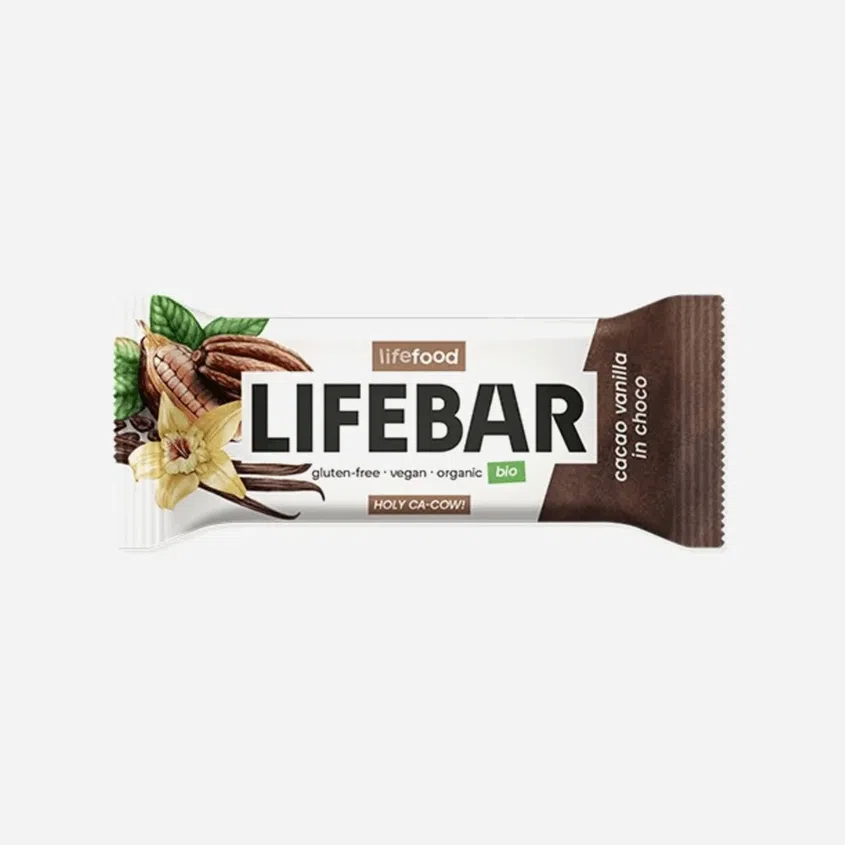 Lifebar InChoco tyčinka Cacao Vanilka BIO 12 x 40 g