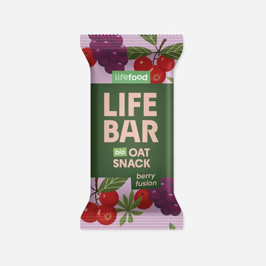 Lifebar Oat snack ovocný BIO 12 x 40 g