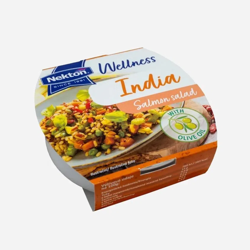 Lososový salát WELLNESS INDIA