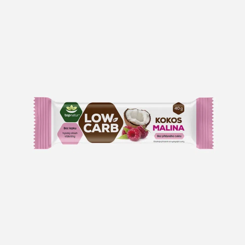 Low carb Tyčinka kokos a malina 12 x 40 g